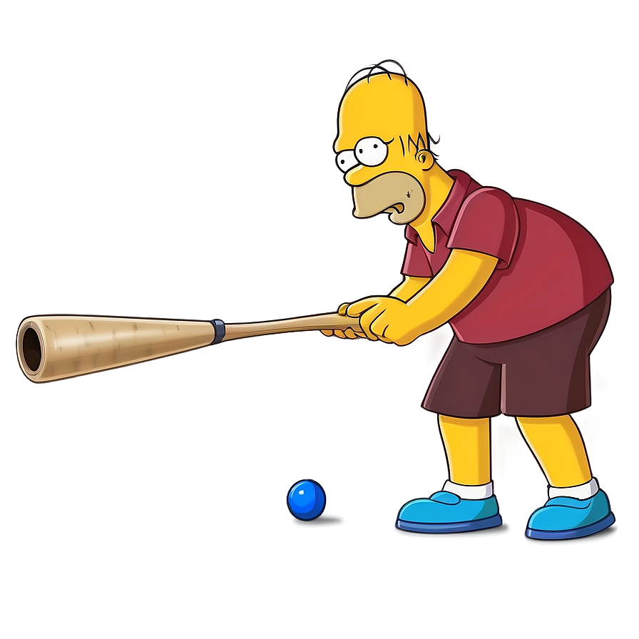 Homer Simpson Bowling Champion Png 9 PNG image