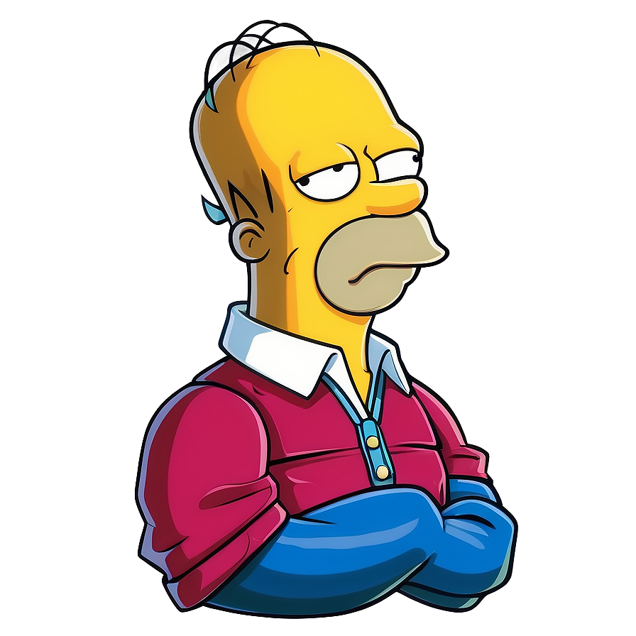 Homer Simpson Deep Thoughts Png Kuv92 PNG image