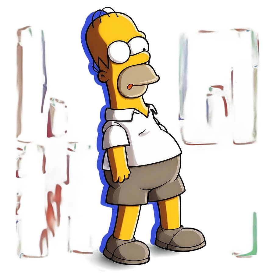 Homer Simpson Educational Moment Png 05212024 PNG image