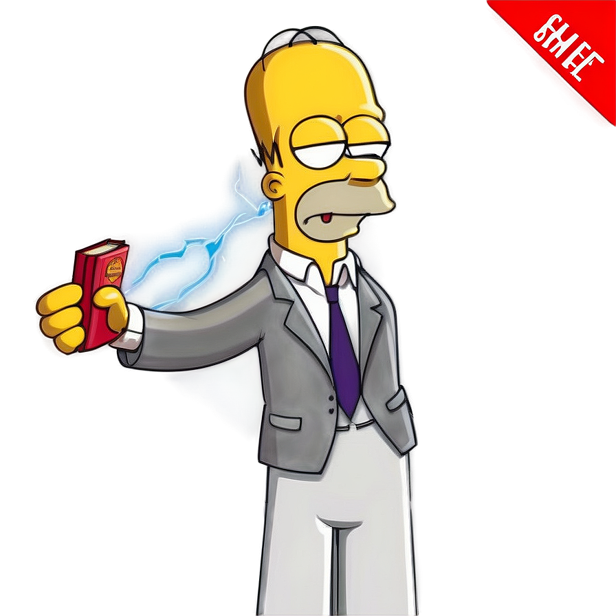 Homer Simpson Educational Moment Png 05212024 PNG image