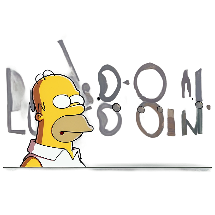 Homer Simpson Family Man Png 05212024 PNG image