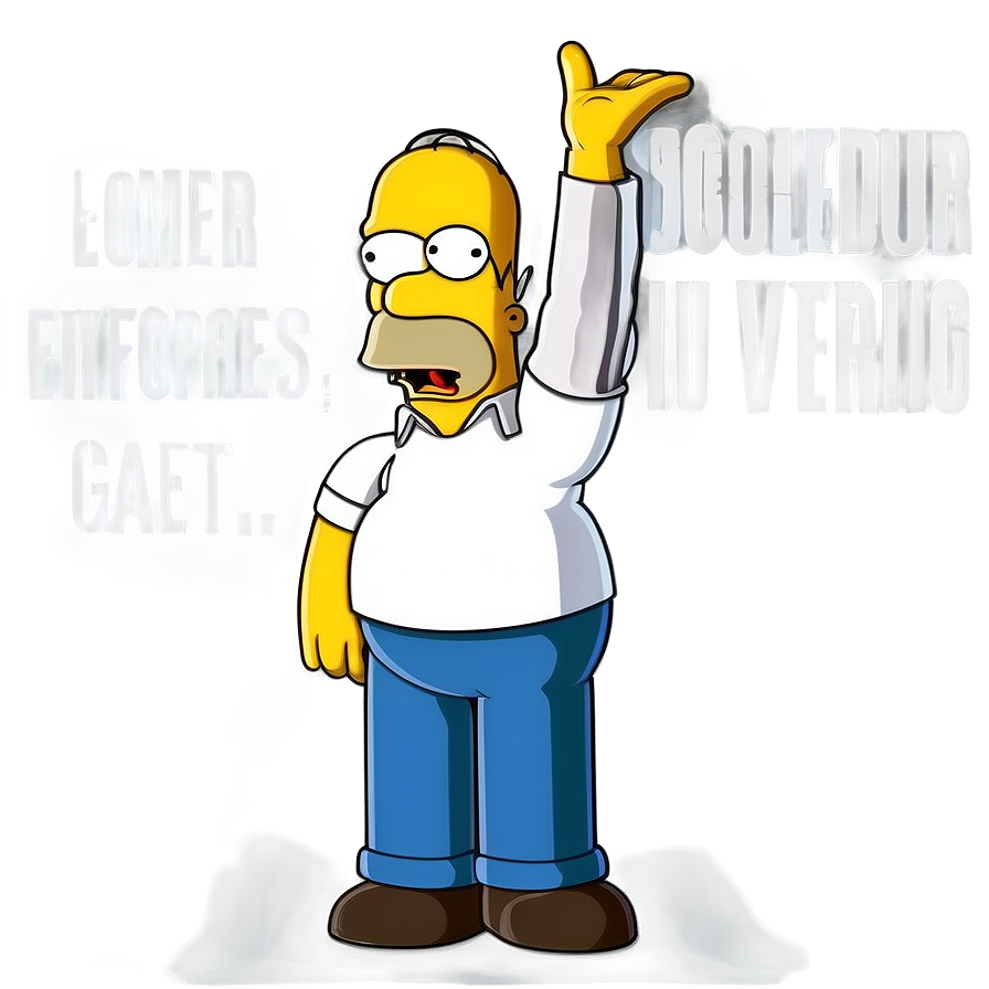 Homer Simpson Famous Quote Png 63 PNG image