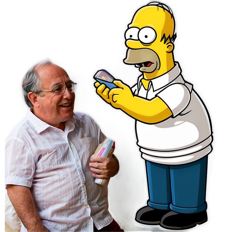 Homer Simpson Fatherly Love Png 05212024 PNG image