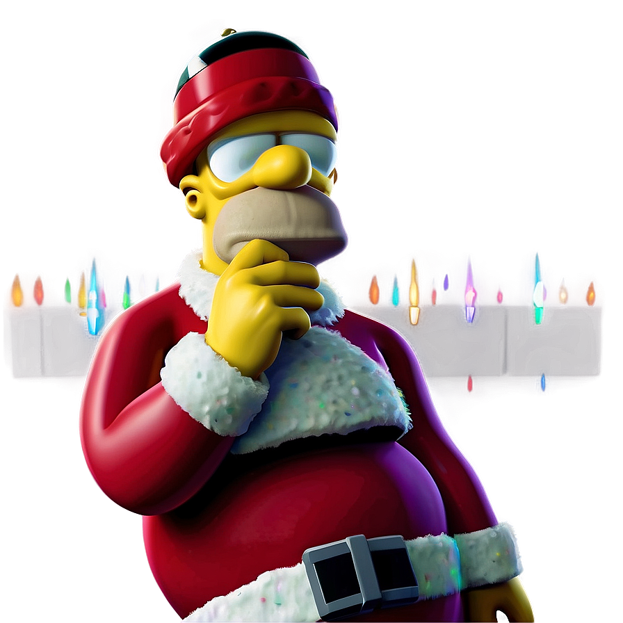 Homer Simpson Festive Moments Png Jmp27 PNG image