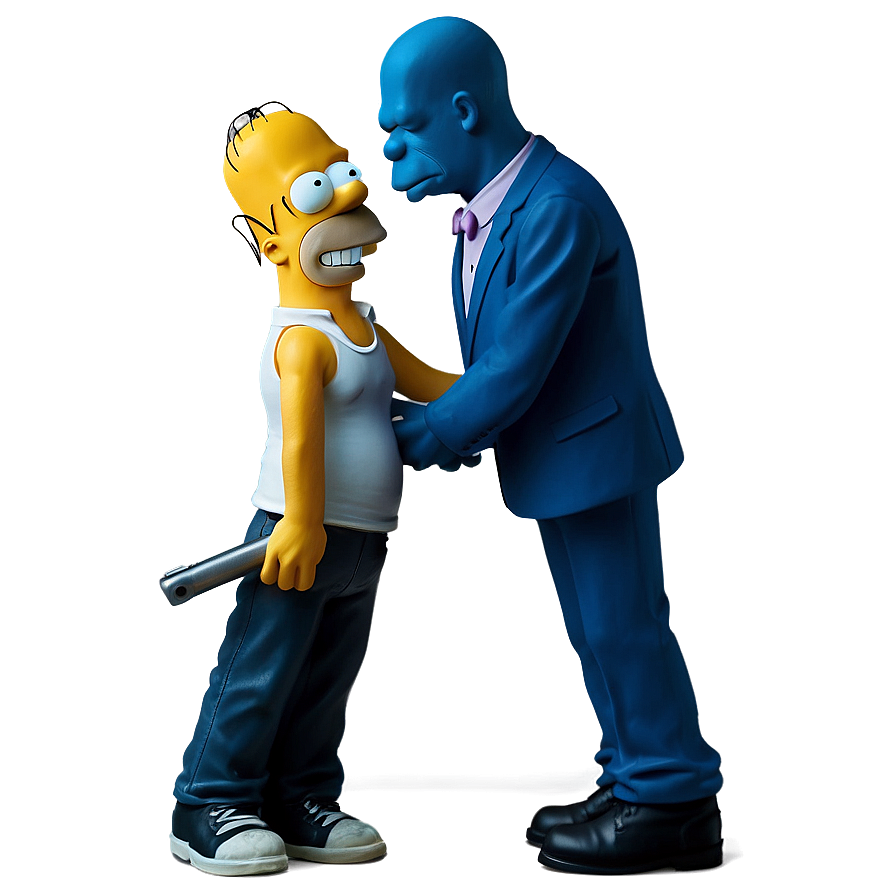 Homer Simpson Friendship Bonds Png 05212024 PNG image