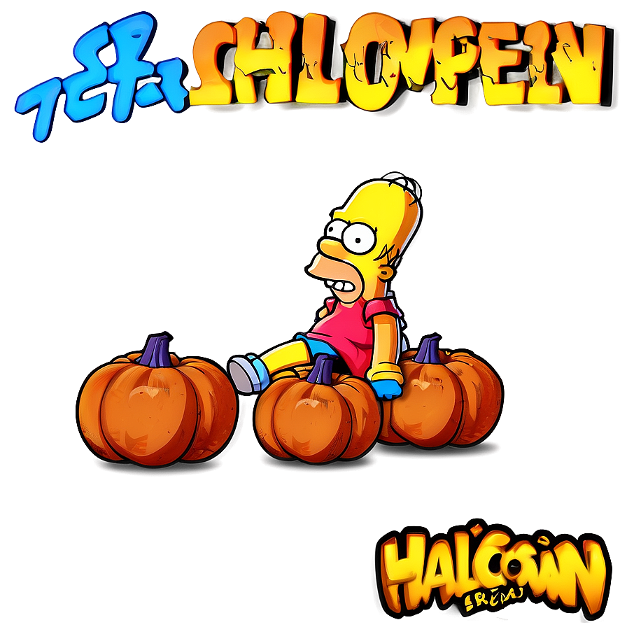 Homer Simpson Halloween Special Png 05212024 PNG image