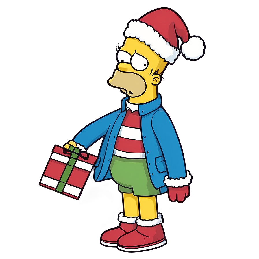 Homer Simpson Holiday Spirit Png 25 PNG image