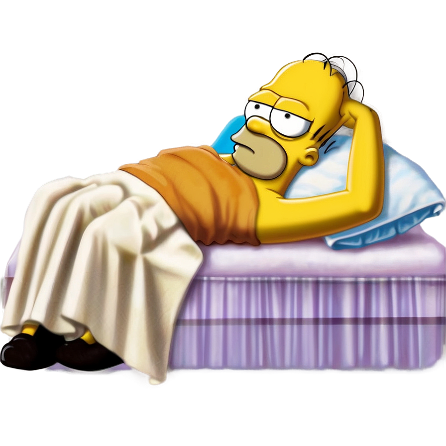 Homer Simpson Lazy Sunday Png Jim74 PNG image