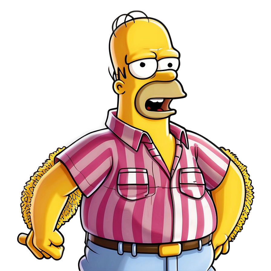 Homer Simpson Springfield Pride Png Afk PNG image