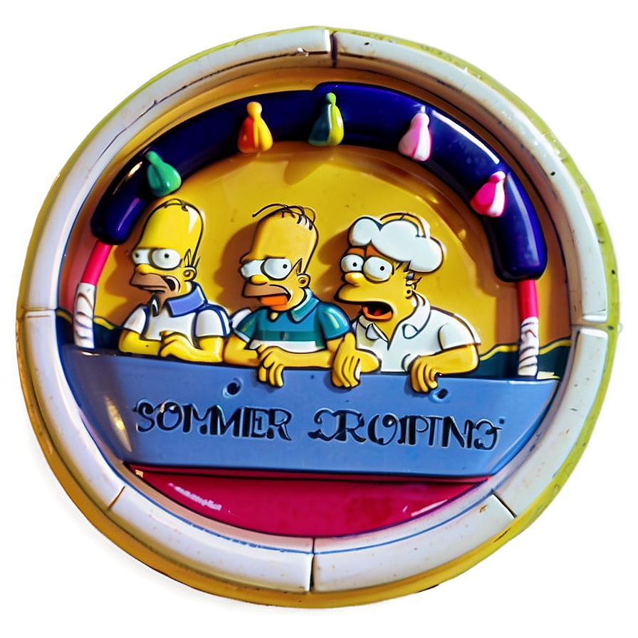 Homer Simpson Summer Fun Png 50 PNG image