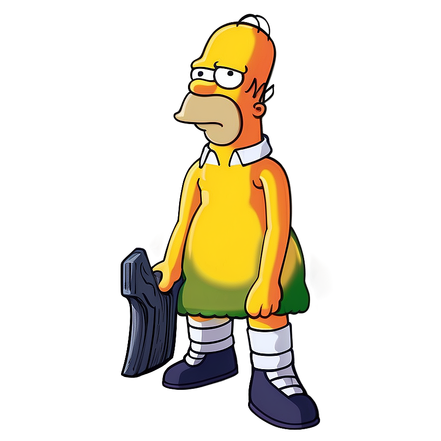 Homer Simpson Yellow Cartoon Png 18 PNG image