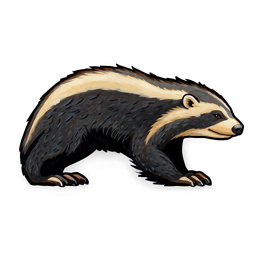 Honey Badger B PNG image