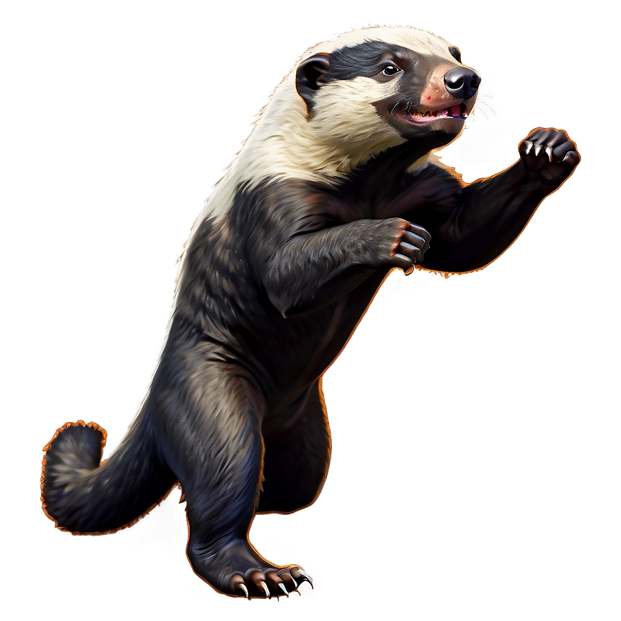 Honey Badger Fighting Stance Png 52 PNG image