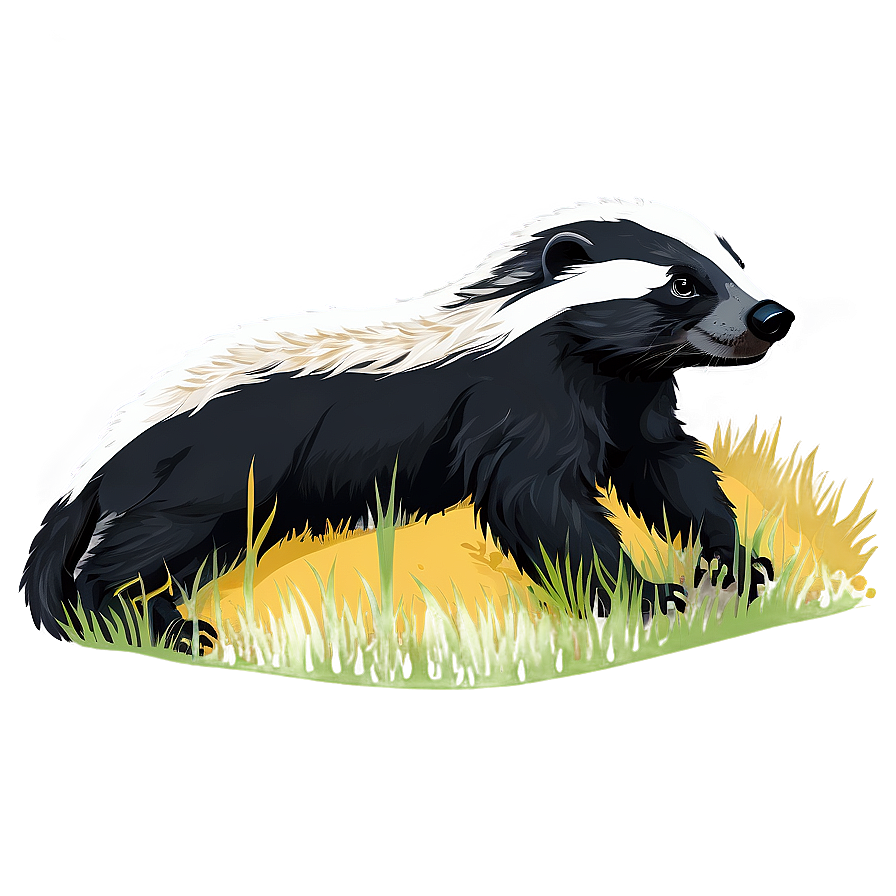 Honey Badger In Nature Png 73 PNG image