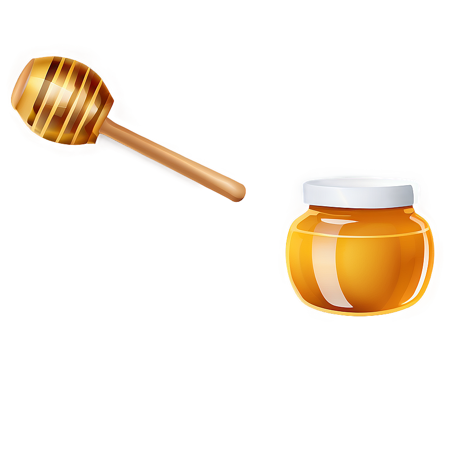 Honey Jar Illustration Png 06212024 PNG image