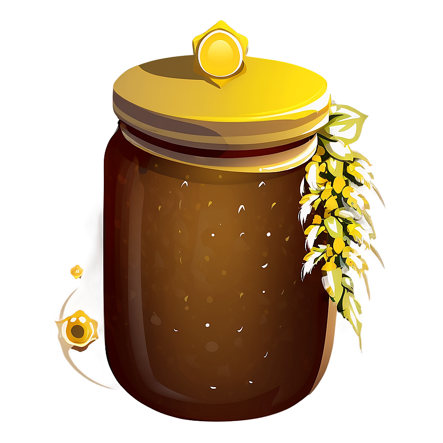 Honey Jar Silhouette Png Thk PNG image