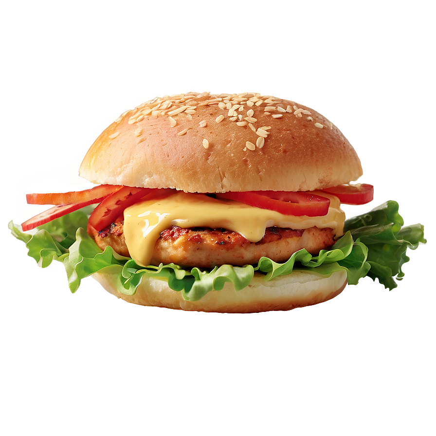 Honey Mustard Chicken Sandwich Png Psg20 PNG image