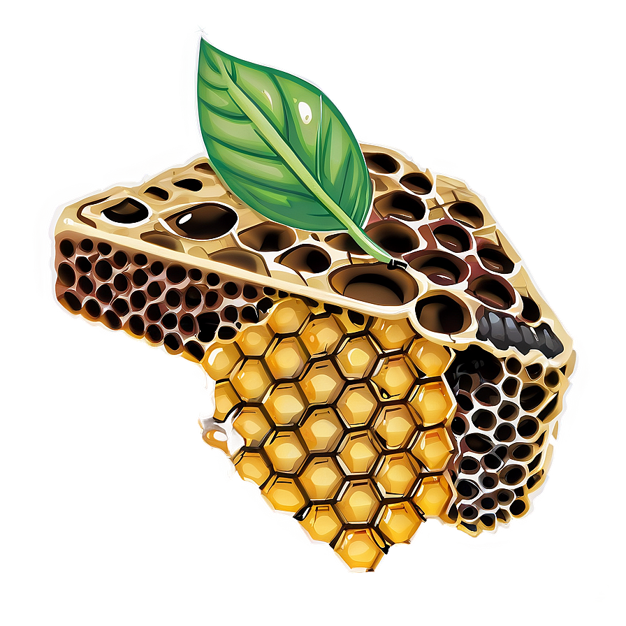 Honeycomb Drawing Png 05232024 PNG image