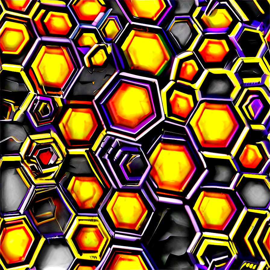 Honeycomb Seamless Pattern Png 05232024 PNG image