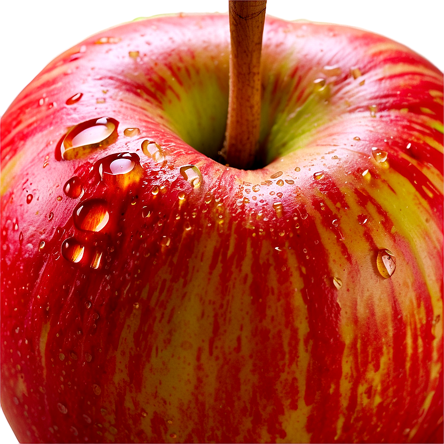 Honeycrisp Apple Closeup Png Kcv21 PNG image