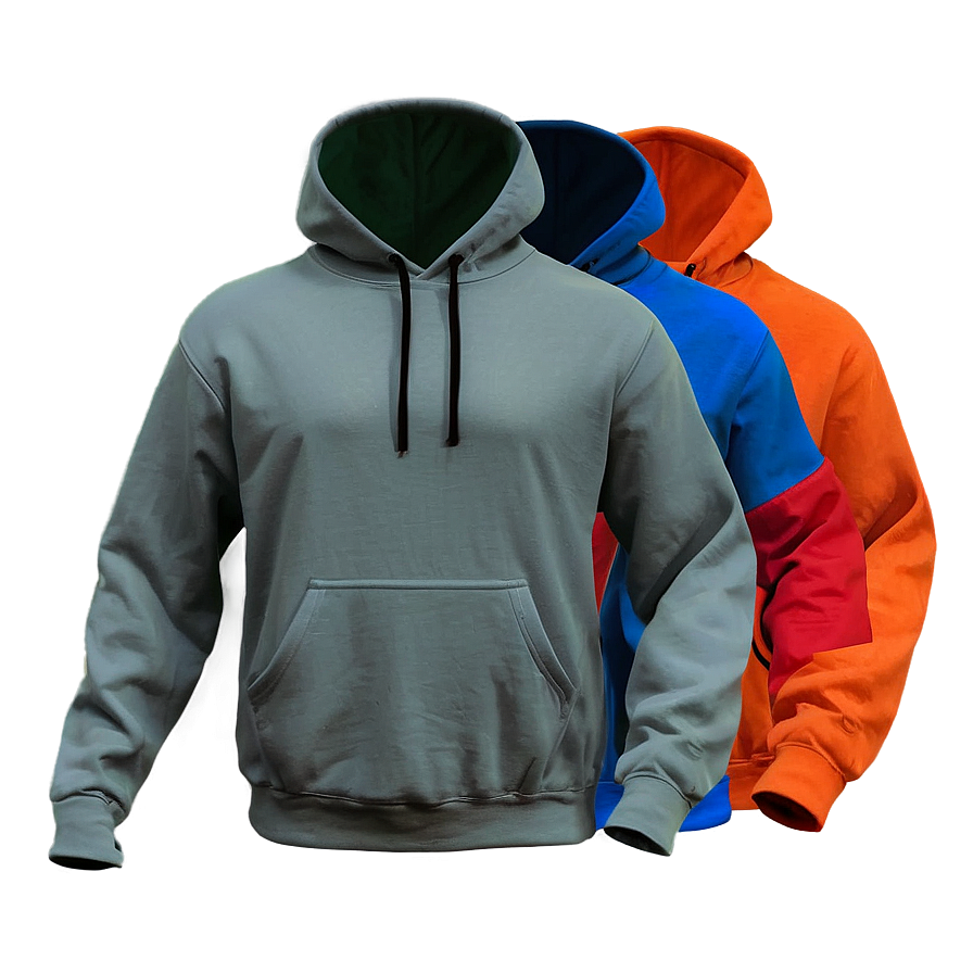 Hoodie With Kangaroo Pocket Template Png Fdv3 PNG image