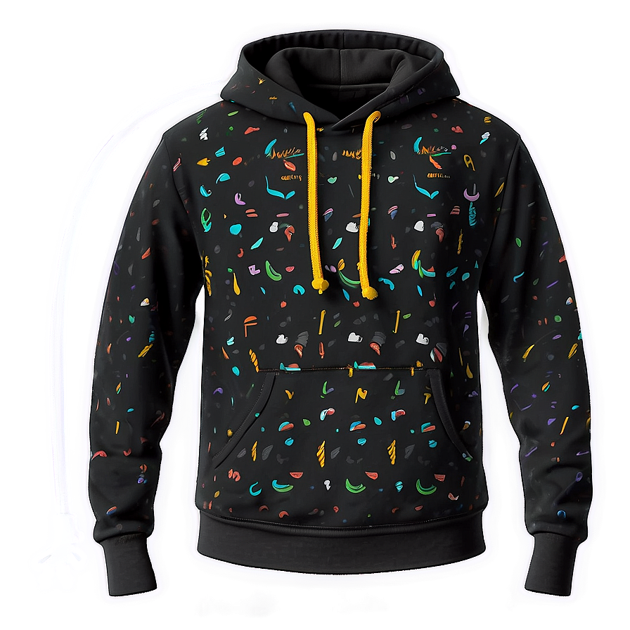 Hoodie With Strings Template Png 06122024 PNG image