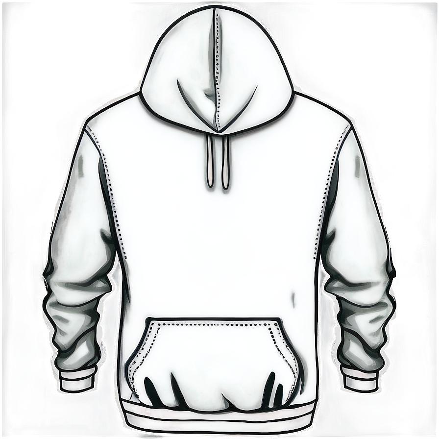 Hoodie Without Pocket Template Png Org62 PNG image