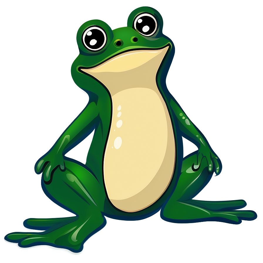 Hopping Frog Clipart Png 06262024 PNG image