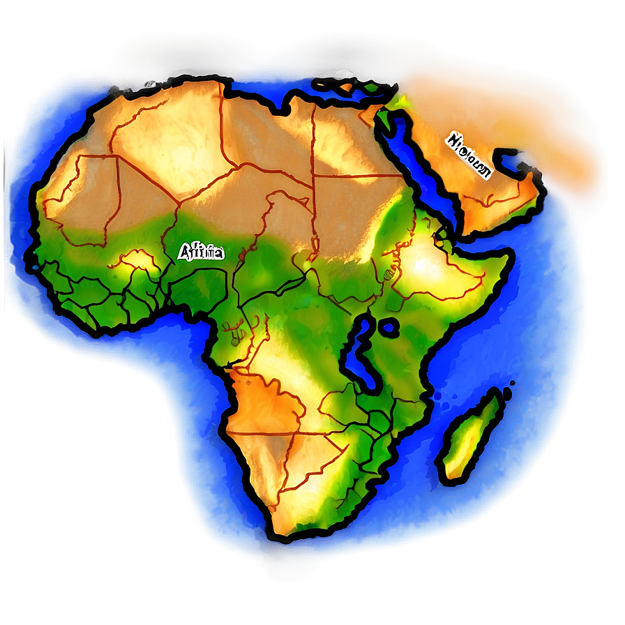 Horn Of Africa Map Png 52 PNG image