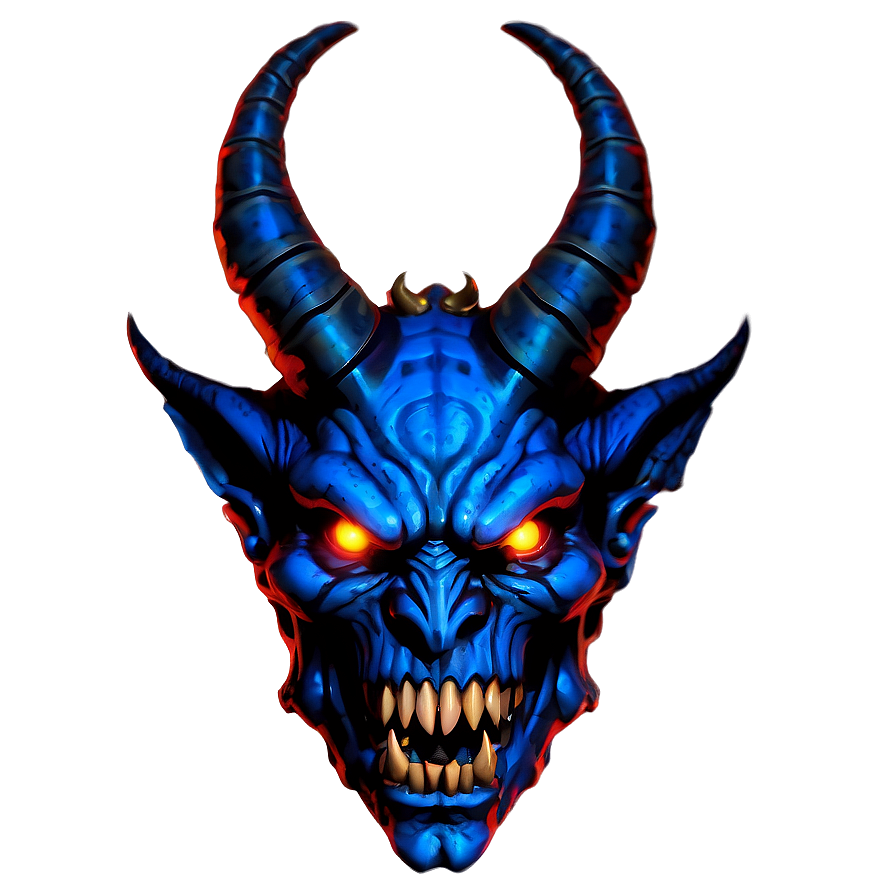 Horned Demon Graphic Png 05062024 PNG image