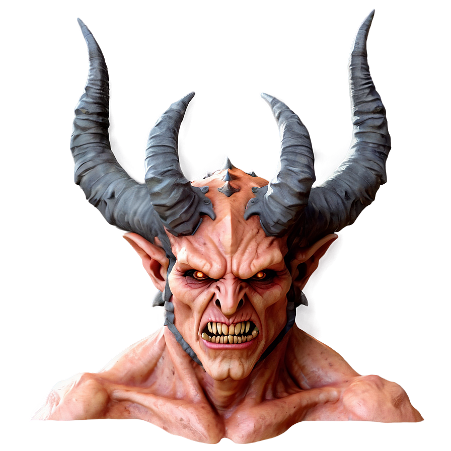 Horned Demon Graphic Png 18 PNG image