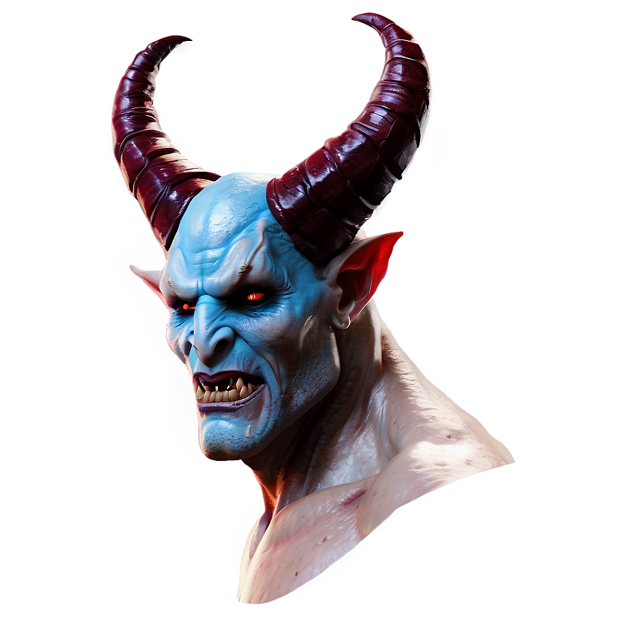 Horned Demon Graphic Png Kof38 PNG image
