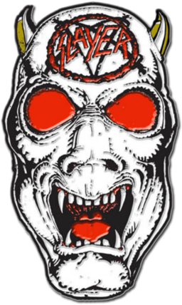 Horned Demon Skull Graphic PNG image