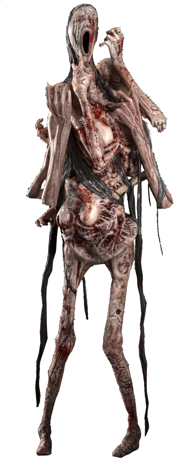 Horrific Undead Creature PNG image