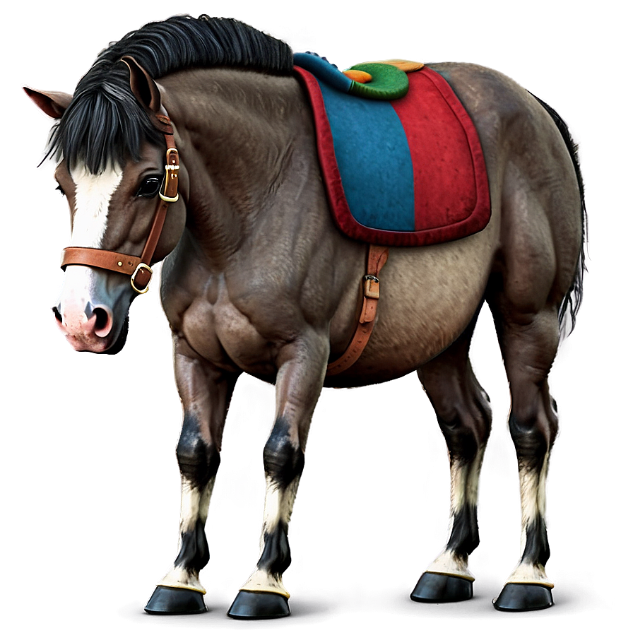 Horse Cartoon Character Png Tdc40 PNG image