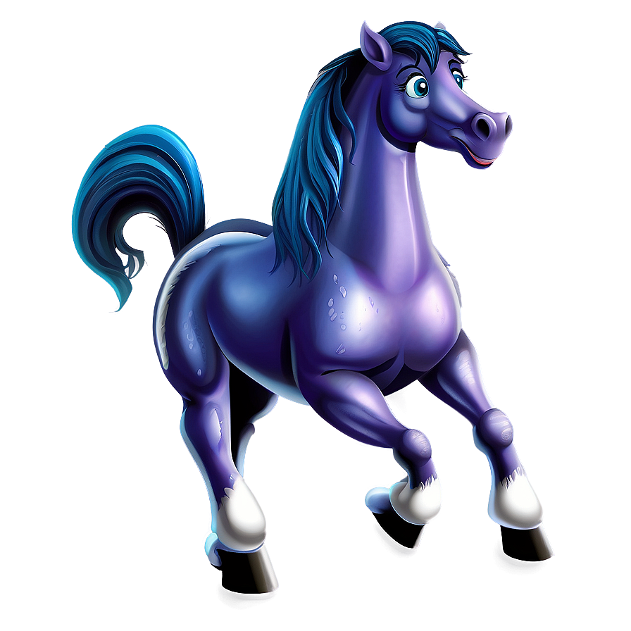 Horse Cartoon Drawing Png Ljf PNG image