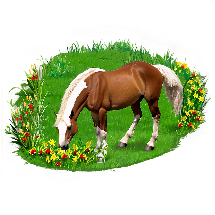 Horse Grazing Png 38 PNG image