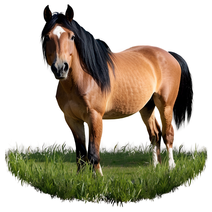 Horse In Field Png 30 PNG image