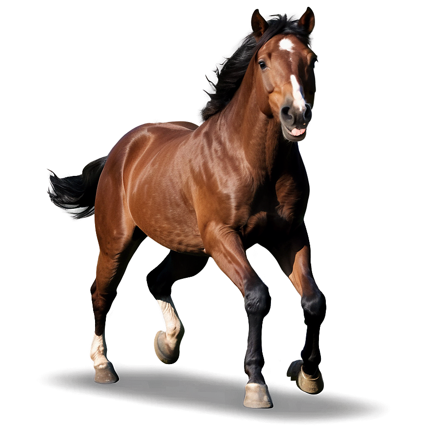 Horse Running B PNG image