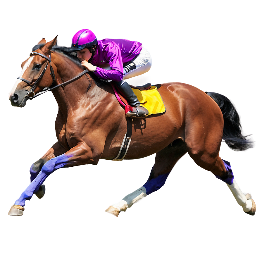 Horse Sprinting Full Speed Png Von52 PNG image