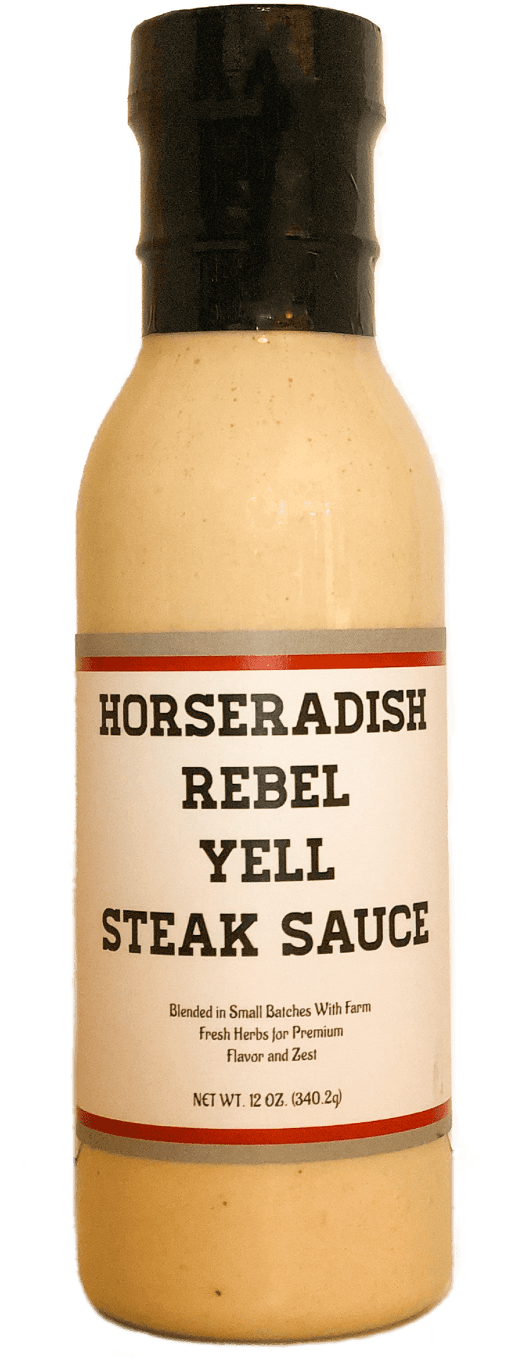 Horseradish Rebel Yell Steak Sauce Bottle PNG image