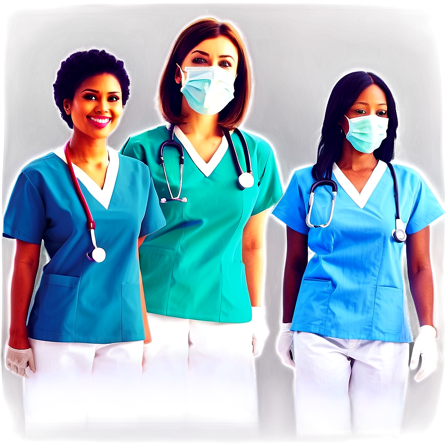 Hospital Nurse Team Png Jya13 PNG image