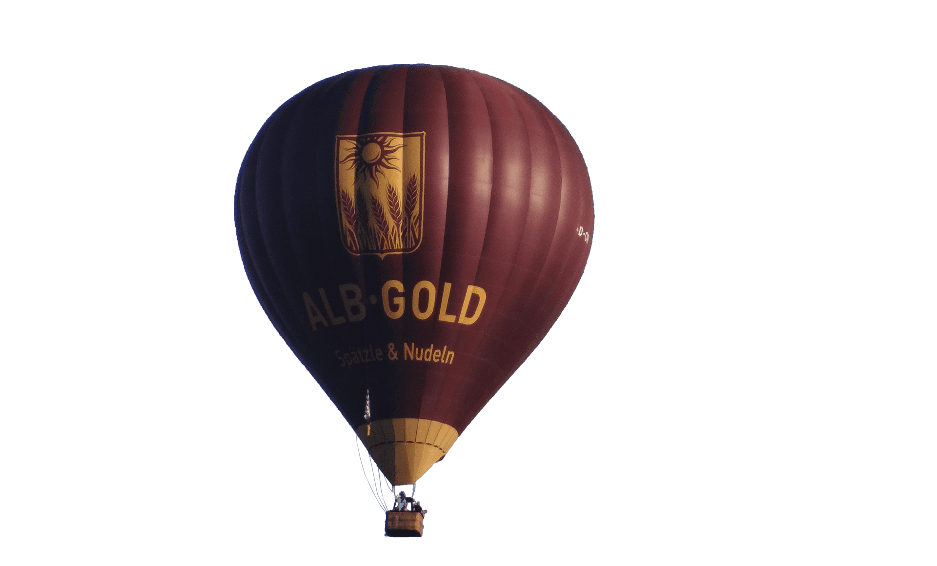 Hot Air Balloon A L B G O L D PNG image