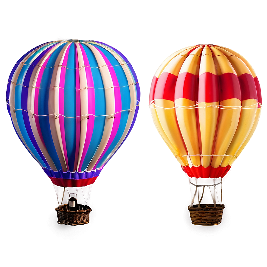 Hot Air Balloon Summer Png 05212024 PNG image