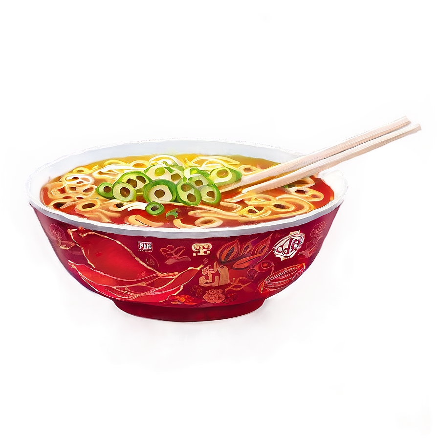 Hot And Spicy Ramen Png 06122024 PNG image