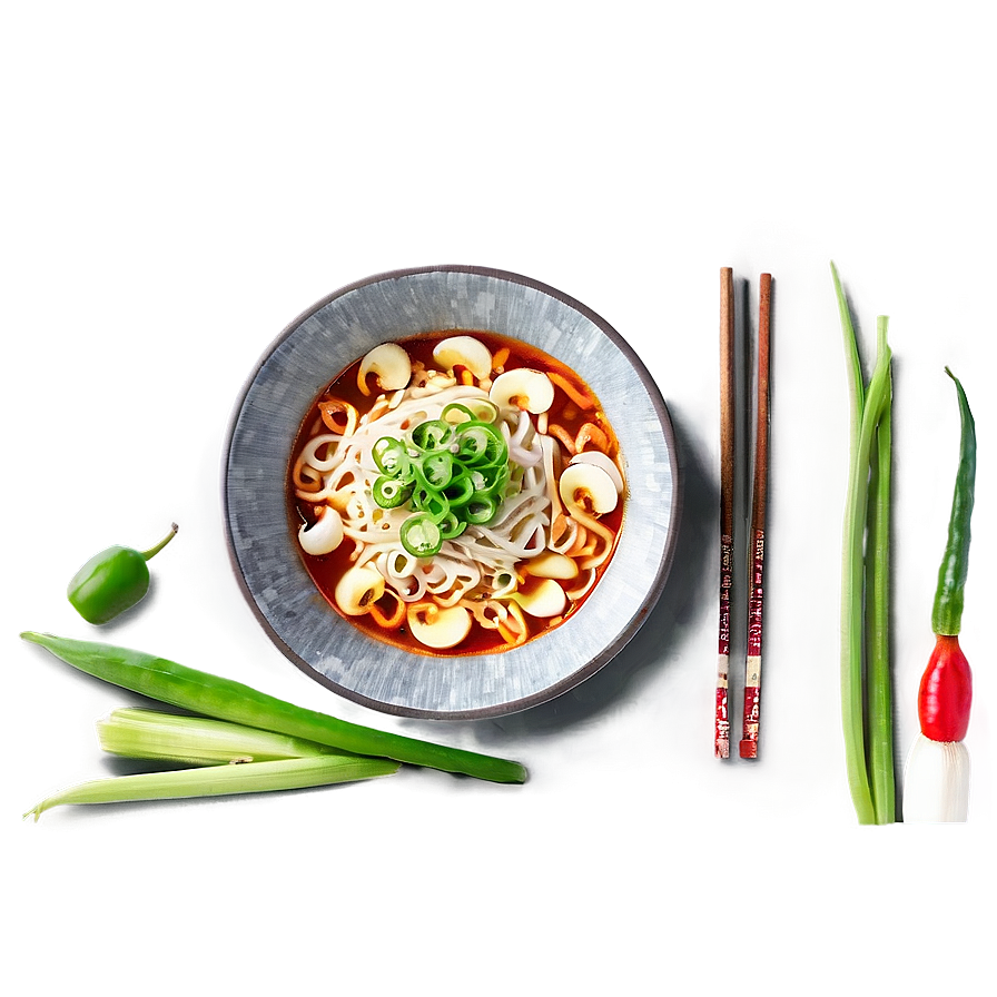 Hot And Spicy Ramen Png 06122024 PNG image