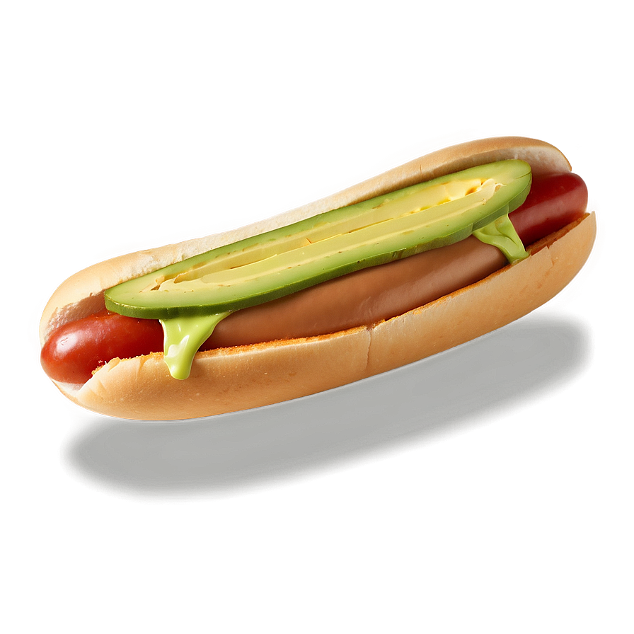 Hot Dog With Avocado Png Hqn50 PNG image