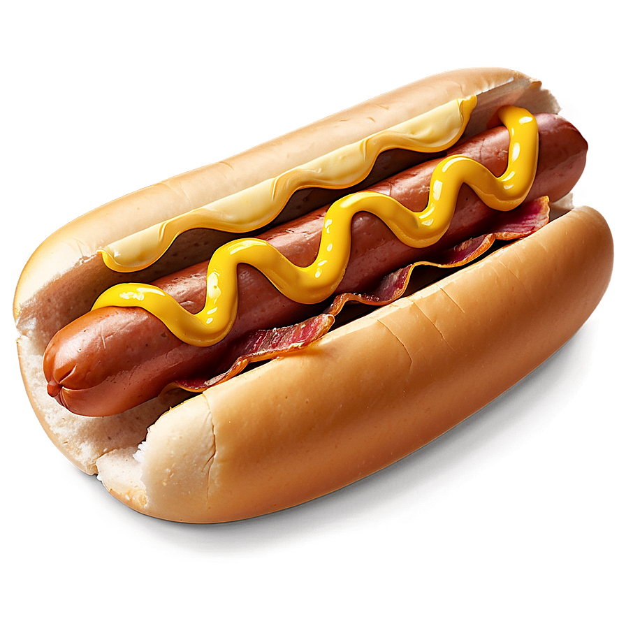 Hot Dog With Bacon Png 05232024 PNG image