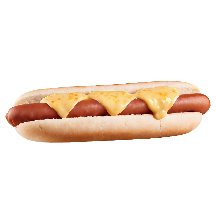 Hot Dog With Cheese Sauce Png Tcp72 PNG image