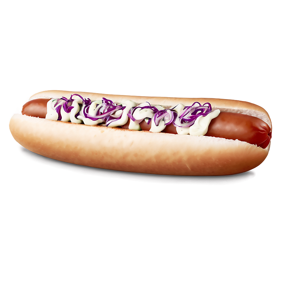 Hot Dog With Coleslaw Png 05232024 PNG image